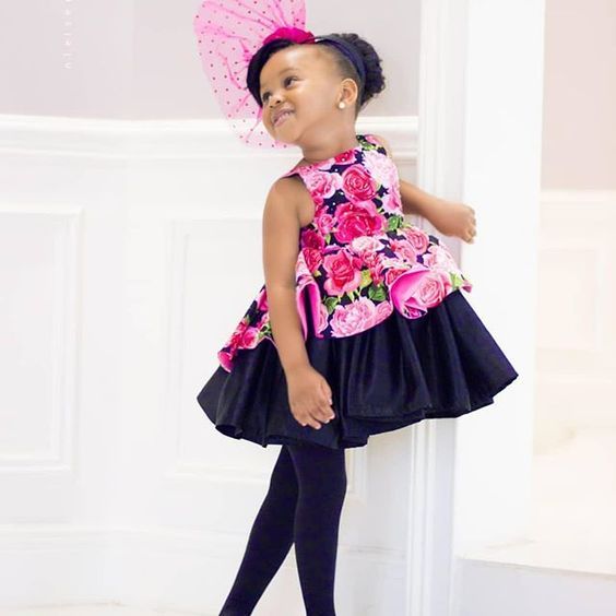 She looks happy in her ankara wear