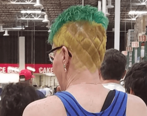 pineapple hair